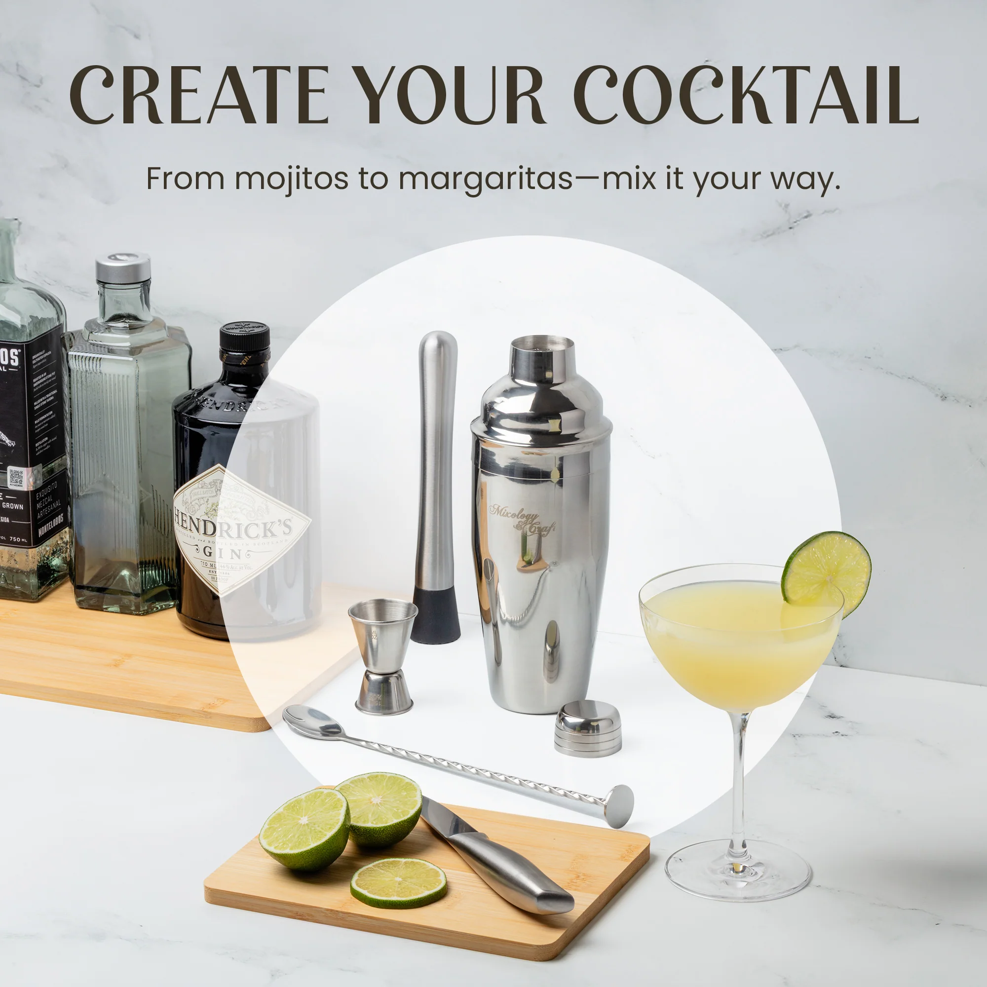 Bartender Kit with Metal Stand | 9-Piece - Image 4