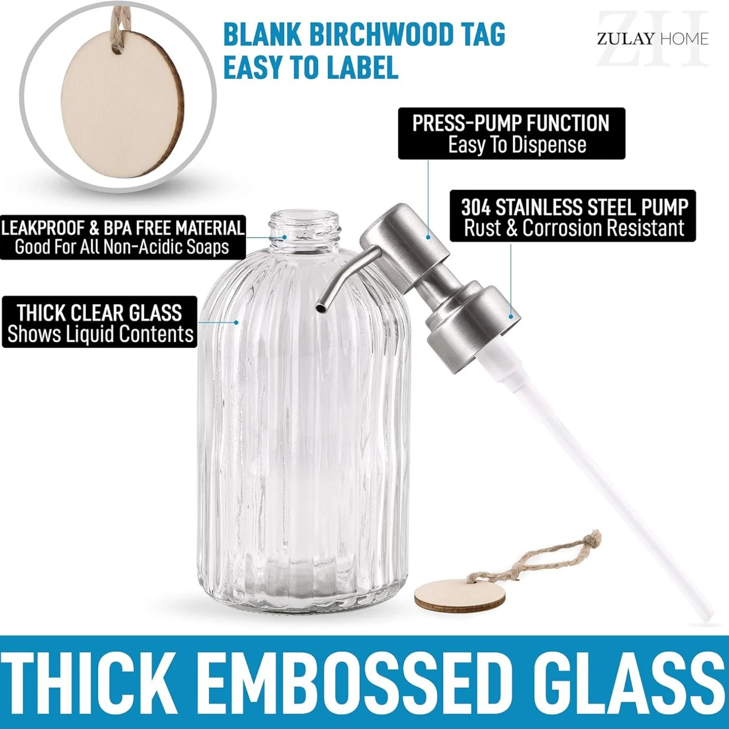 Clear Hand Soap Dispenser - Image 5