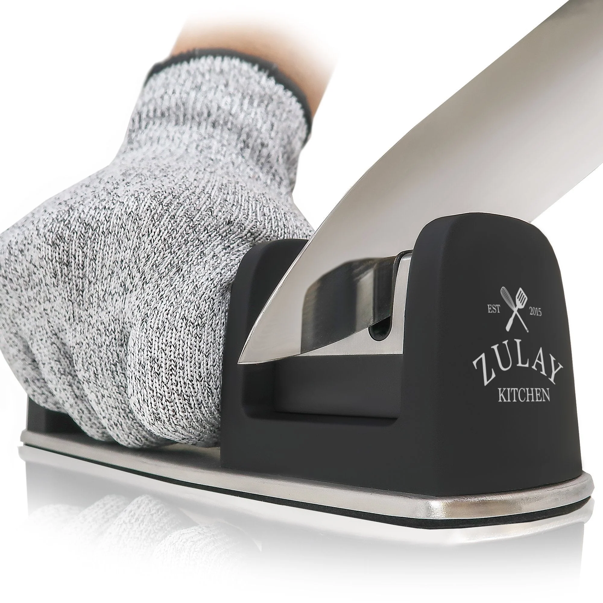 Knife Sharpener & Glove Bundle - Image 2
