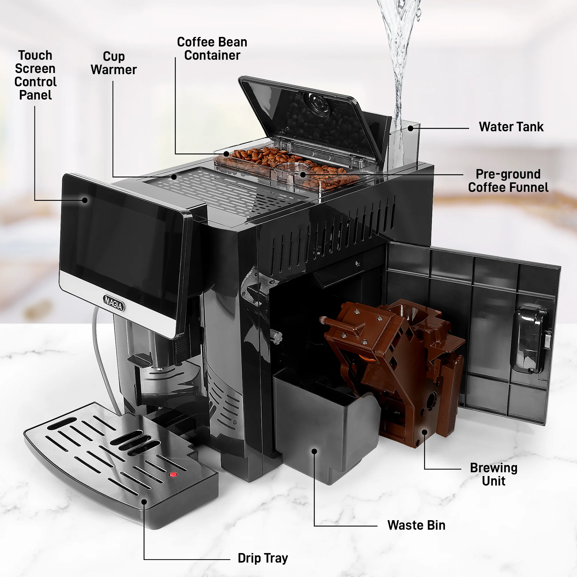 Zulay Magiá Pro All-in-One Barista Machine - Image 4