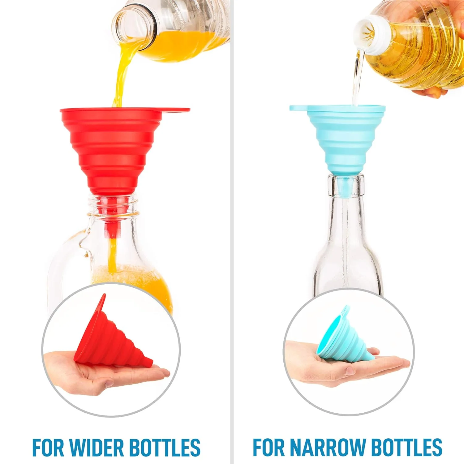 Collapsible Silicone Funnels - Image 6
