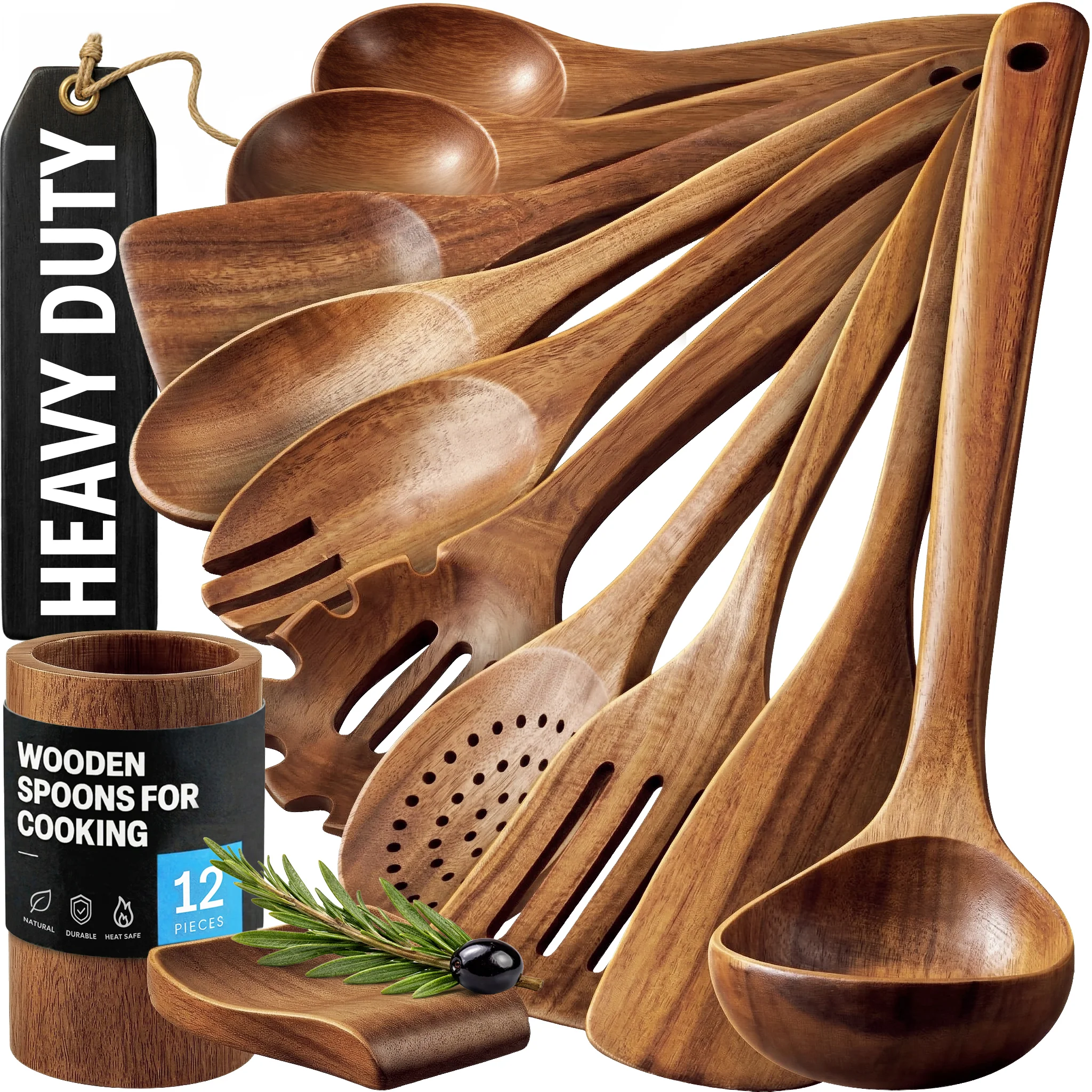 Teak Wood Utensils - Image 17